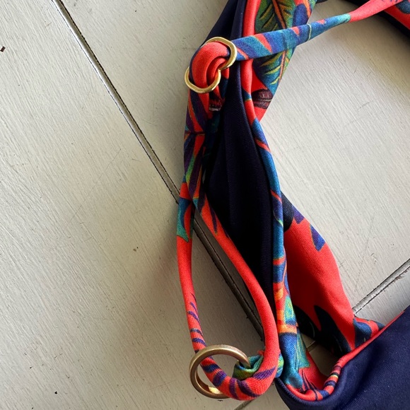 L*Space bikini top Rocky In Persimmon/Navy Reversible XL  was $119 Shopbop - Picture 10 of 10